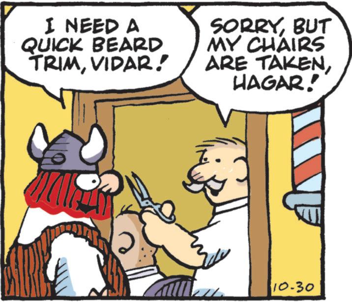 Interaction OCR: I NEED A QUICK BEARD TRIMVIDAR! SORRYBUT MY CHAIRS ARE TAKENHAGAR! I 10-30 I NEED A QUICK BEARD TRIMVIDAR ! SORRYBUT MY CHAIRS ARE TAKENHAGAR ! I 10-30