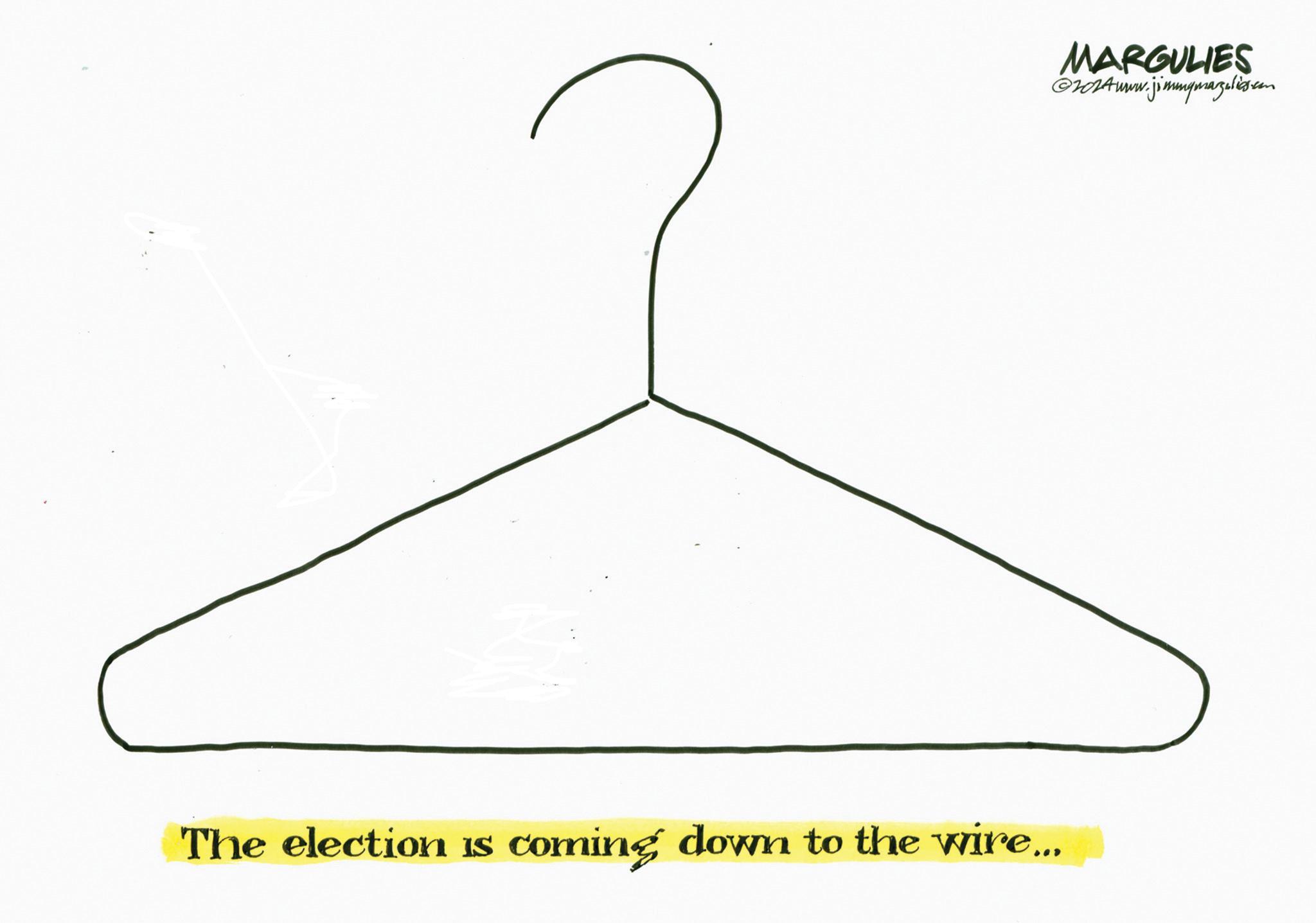 Diagram OCR: The election is coming down to the wire….. MARGULIES @3024www.jimmymazaliscon The election is coming down to the wire … .. MARGULIES @ 3024www.jimmymazaliscon