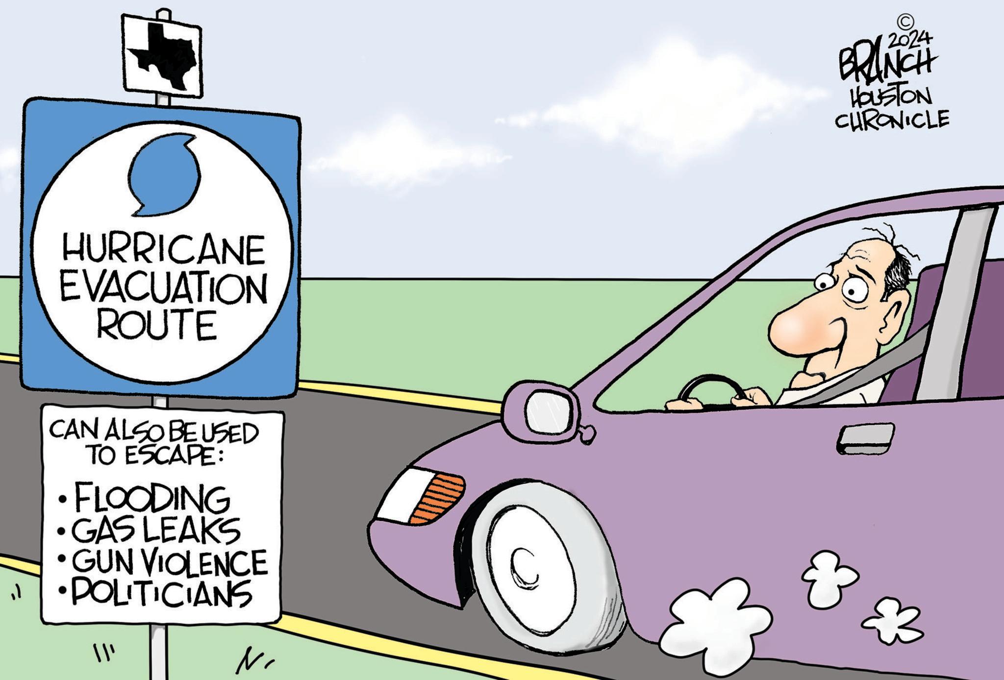 Mammal OCR: HURRICANE EVACUATION ROUTE CAN ALSO BE USED TO ESCAPE: • FLOODING GAS LEAKS GUN VIOLENCE 1 •POLITICIANS ??? N. © 2024 BRANCH HOUSTON CHRONICLE & HURRICANE EVACUATION ROUTE CAN ALSO BE USED TO ESCAPE : • FLOODING GAS LEAKS GUN VIOLENCE 1 • POLITICIANS ? ?? N. © 2024 BRANCH HOUSTON CHRONICLE &