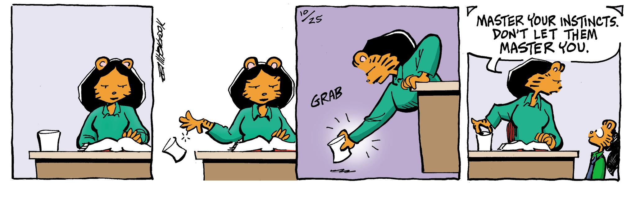 Illustration OCR: Billalbook GRAB 1025 ? MASTER YOUR INSTINCTS. DON'T LET THEM MASTER YOU. Billalbook GRAB 1025 ? MASTER YOUR INSTINCTS . DON'T LET THEM MASTER YOU .
