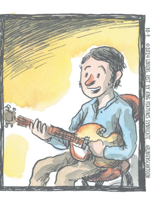 Smile OCR: 10-9 ©2024 LINIERSDIST. BY KING FEATURES SYNDICATE @LINIERSCARTOON 10-9 © 2024 LINIERSDIST . BY KING FEATURES SYNDICATE @LINIERSCARTOON