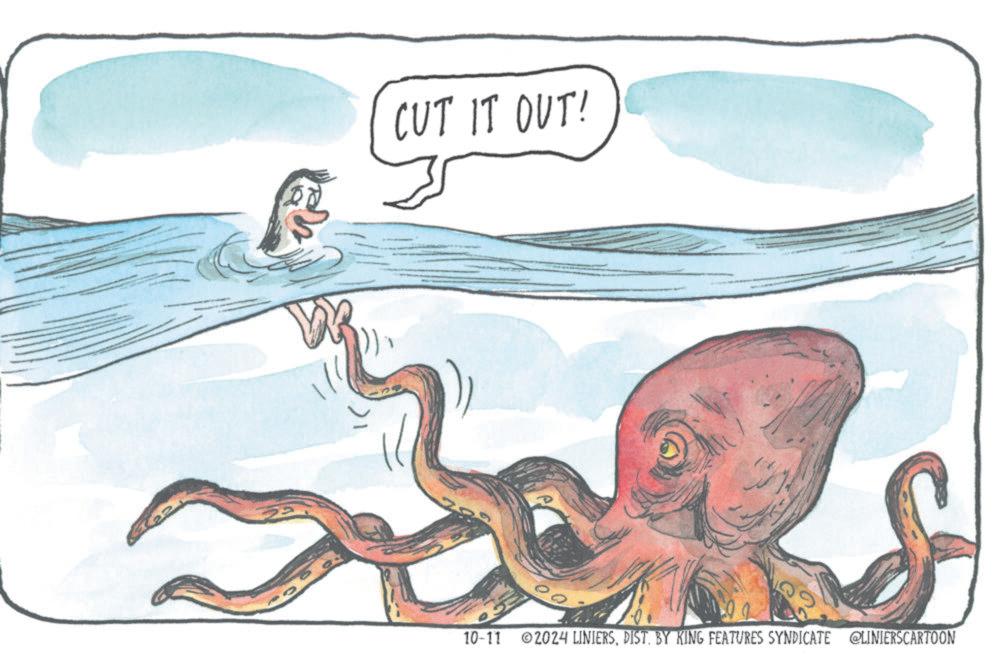 Slope OCR: CUT IT OUT! 10-11 P ©2024 LINIERSDIST. BY KING FEATURES SYNDICATE @LINIERSCARTOON CUT IT OUT ! 10-11 P © 2024 LINIERSDIST . BY KING FEATURES SYNDICATE @LINIERSCARTOON