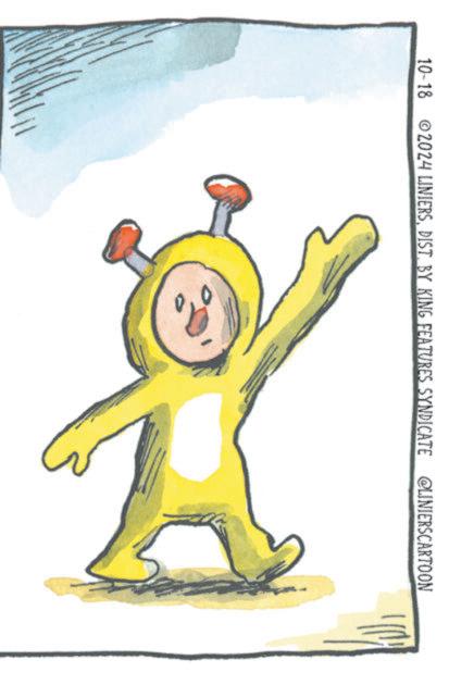 Paint OCR: 10-18 2024 LINIERSDIST. BY KING FEATURES SYNDICATE @LINIERSCARTOON 10-18 2024 LINIERSDIST . BY KING FEATURES SYNDICATE @LINIERSCARTOON