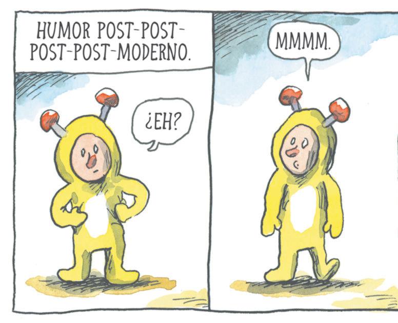 Sharing OCR: HUMOR POST-POST- POST-POST-MODERNO. ¿EH? MMMM. HUMOR POST - POST- POST - POST - MODERNO . ¿ EH ? MMMM .