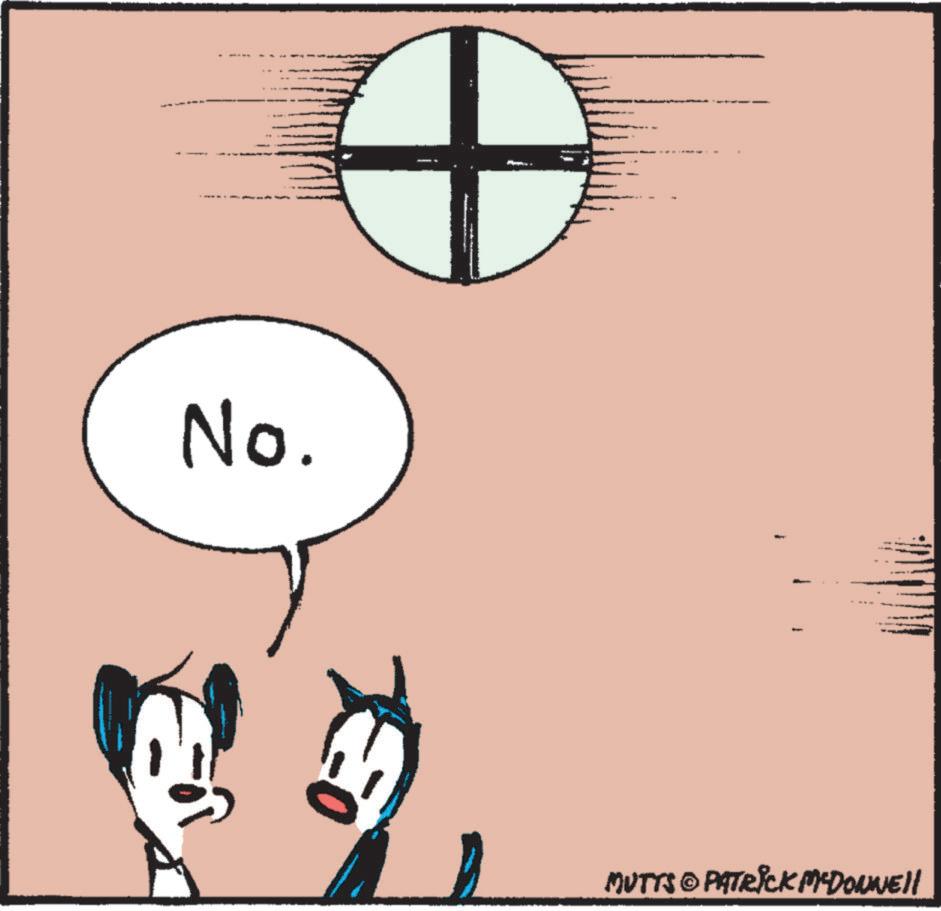 Circle OCR: No. MUTTS © PATRICK ME DOWNEY No. MUTTS © PATRICK ME DOWNEY