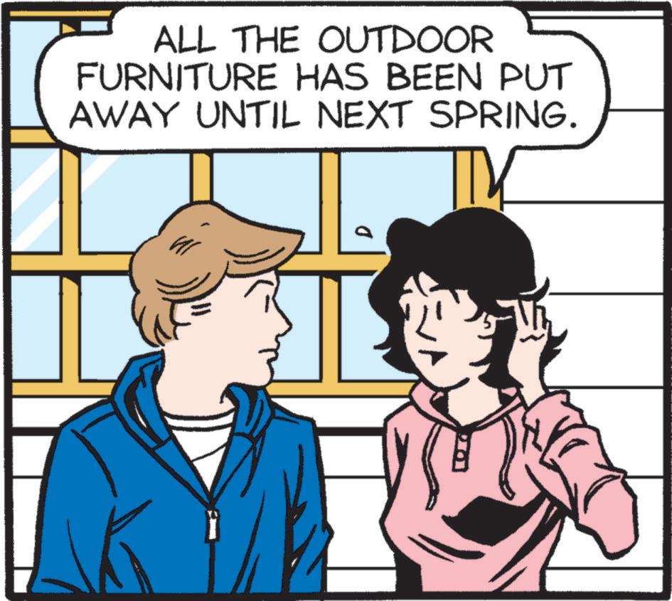 Interaction OCR: ALL THE OUTDOOR FURNITURE HAS BEEN PUT AWAY UNTIL NEXT SPRING. D ALL THE OUTDOOR FURNITURE HAS BEEN PUT AWAY UNTIL NEXT SPRING . D