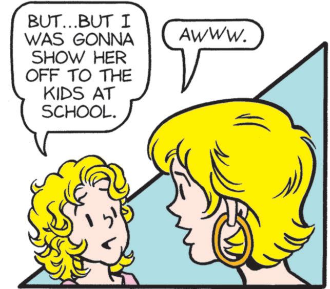 Human OCR: BUT...BUT I WAS GONNA SHOW HER OFF TO THE KIDS AT SCHOOL. AWWW. BUT ... BUT I WAS GONNA SHOW HER OFF TO THE KIDS AT SCHOOL . AWWW .