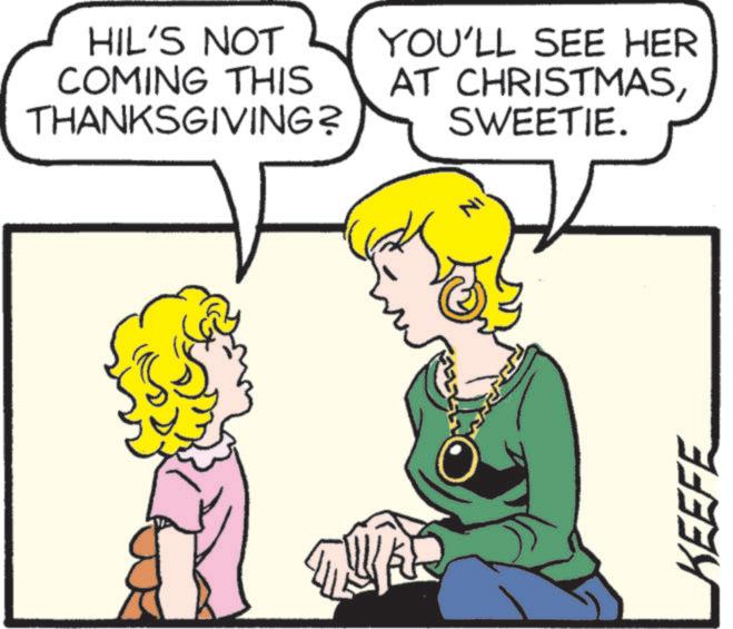 Gesture OCR: HIL'S NOT COMING THIS THANKSGIVING? YOU'LL SEE HER AT CHRISTMASSWEETIE. KR KEEFE HIL'S NOT COMING THIS THANKSGIVING ? YOU'LL SEE HER AT CHRISTMASSWEETIE . KR KEEFE