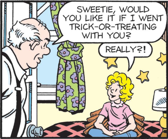 Mammal OCR: ? SWEETIEWOULD YOU LIKE IT IF I WENT TRICK-OR-TREATING WITH YOU? REALLY?! ? SWEETIEWOULD YOU LIKE IT IF I WENT TRICK - OR - TREATING WITH YOU ? REALLY ?!