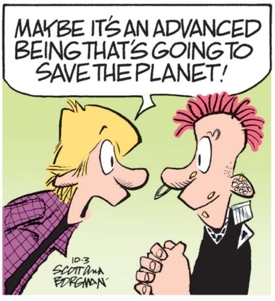 Gesture OCR: MAYBE IT'S AN ADVANCED BEING THAT'S GOING TO SAVE THE PLANET! 10.3 SCOTT and BORGMAN MAYBE IT'S AN ADVANCED BEING THAT'S GOING TO SAVE THE PLANET ! 10.3 SCOTT and BORGMAN