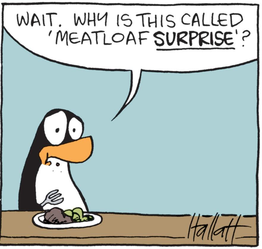 Pleased OCR: WAIT. WHY IS THIS CALLED MEATLOAF SURPRISE'? Hallatt WAIT . WHY IS THIS CALLED MEATLOAF SURPRISE ' ? Hallatt