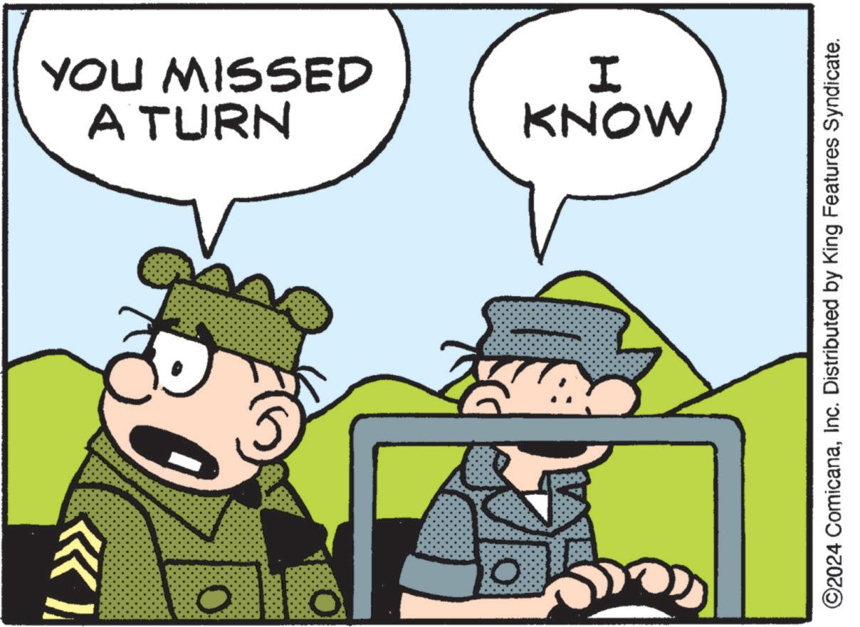 Happy OCR: O 0 ATURN YOU MISSED KNOW I ©2024 ComicanaInc. Distributed by King Features Syndicate. O 0 ATURN YOU MISSED KNOW I © 2024 ComicanaInc. Distributed by King Features Syndicate .