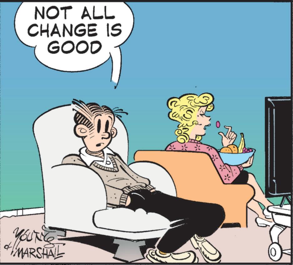 Art OCR: NOT ALL CHANGE IS GOOD YOUNG MARSHAL S (0) NOT ALL CHANGE IS GOOD YOUNG MARSHAL S ( 0 )