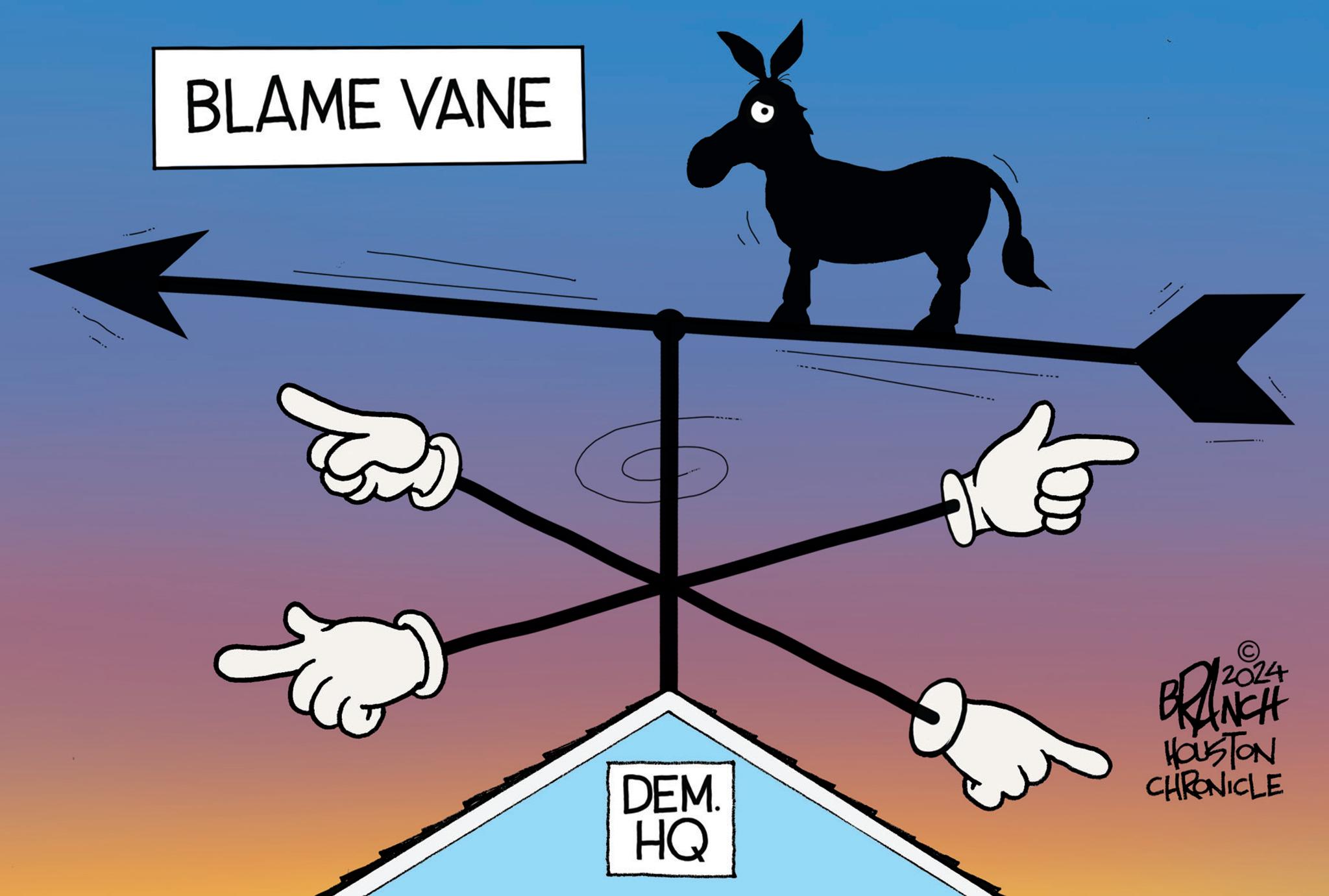 Terrestrial animal OCR: BLAME VANE DEM. HQ © BRANCH HOUSTON CHRONICLE BLAME VANE DEM . HQ © BRANCH HOUSTON CHRONICLE