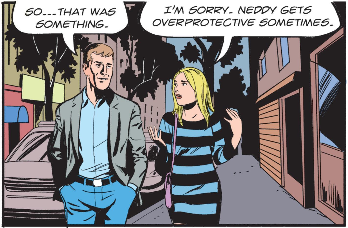 Youth OCR: SO...THAT WAS SOMETHING- I'M SORRY. NEDDY GETS OVERPROTECTIVE SOMETIMES. SO ... THAT WAS SOMETHING- I'M SORRY . NEDDY GETS OVERPROTECTIVE SOMETIMES .