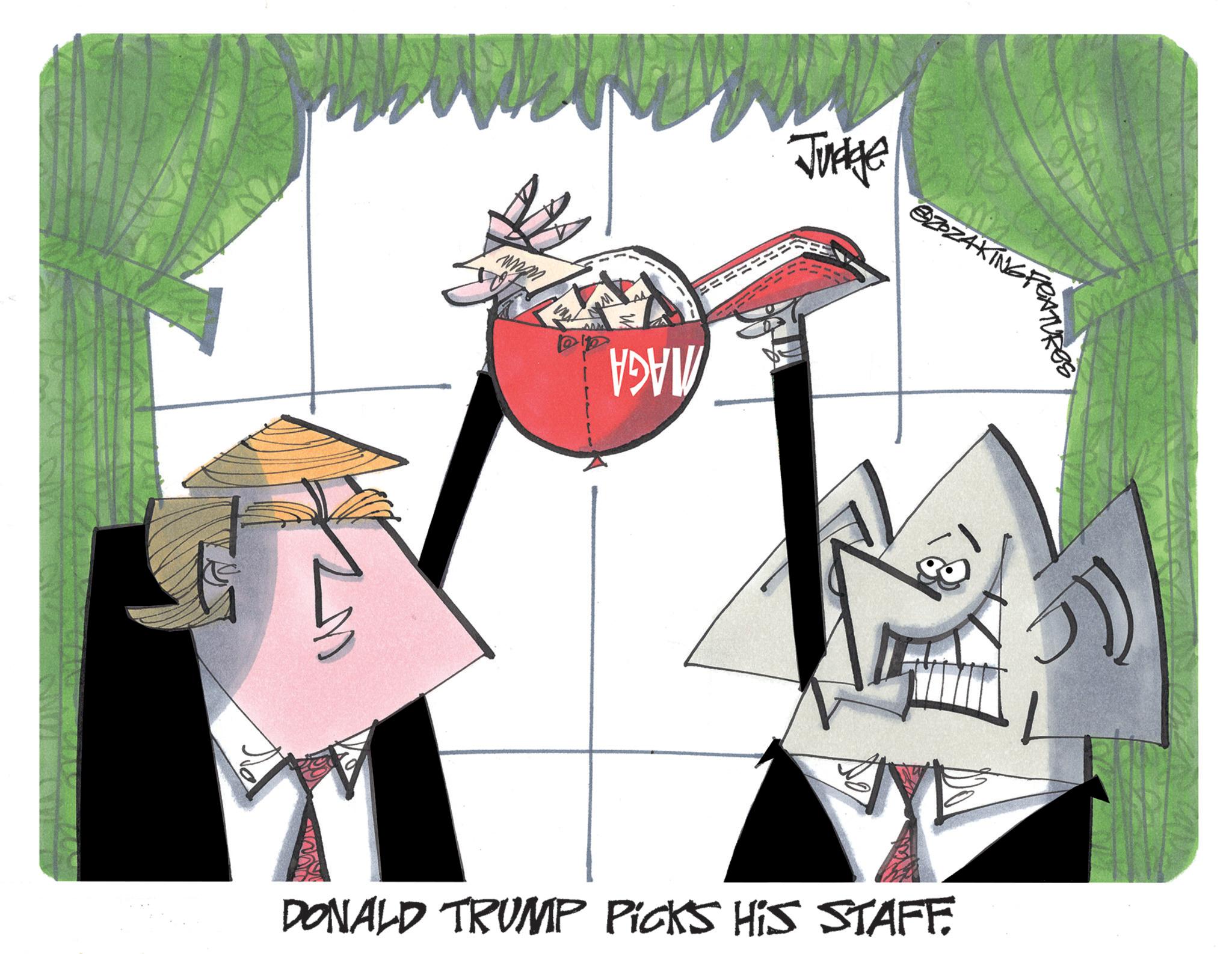 Creative arts OCR: www VOVW Judge BZOZA DONALD TRUMP Picks HiS STAFF www VOVW Judge BZOZA DONALD TRUMP Picks HiS STAFF