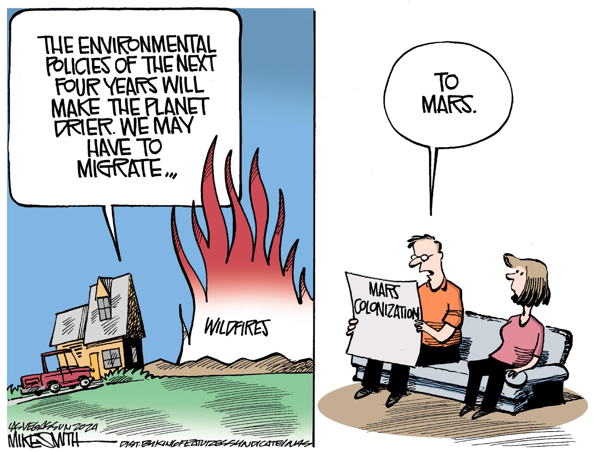 Art OCR: THE ENVIRONMENTAL POLICIES OF THE NEXT FOUR YEARS WILL MAKE THE PLANET DRIER WE MAY HAVE TO MIGRATE... UGVEGASSUNZ024. MARS COLONIZATION WILDFIRES MIKE WITH DIST BIKINGFEATUIZESSHINDICATEINAS TO MARS. THE ENVIRONMENTAL POLICIES OF THE NEXT FOUR YEARS WILL MAKE THE PLANET DRIER WE MAY HAVE TO MIGRATE ... UGVEGASSUNZ024 . MARS COLONIZATION WILDFIRES MIKE WITH DIST BIKINGFEATUIZESSHINDICATEINAS TO MARS .