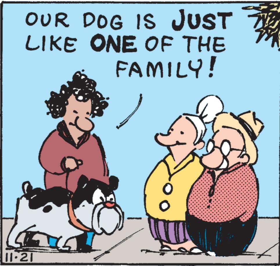 Font OCR: OUR DOG IS JUST LIKE ONE OF THE FAMILY! 11-21 ? OUR DOG IS JUST LIKE ONE OF THE FAMILY ! 11-21 ?