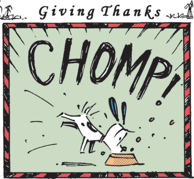 Graphics OCR: Mr. Giving Thanks CHOMP Mr. Giving Thanks CHOMP