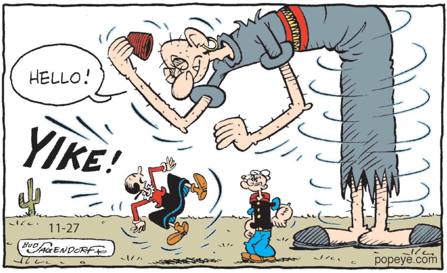 Art OCR: HELLO! YIKE! 11-27 JAGENDORFF C ?? popeye.com HELLO ! YIKE ! 11-27 JAGENDORFF C ?? popeye.com