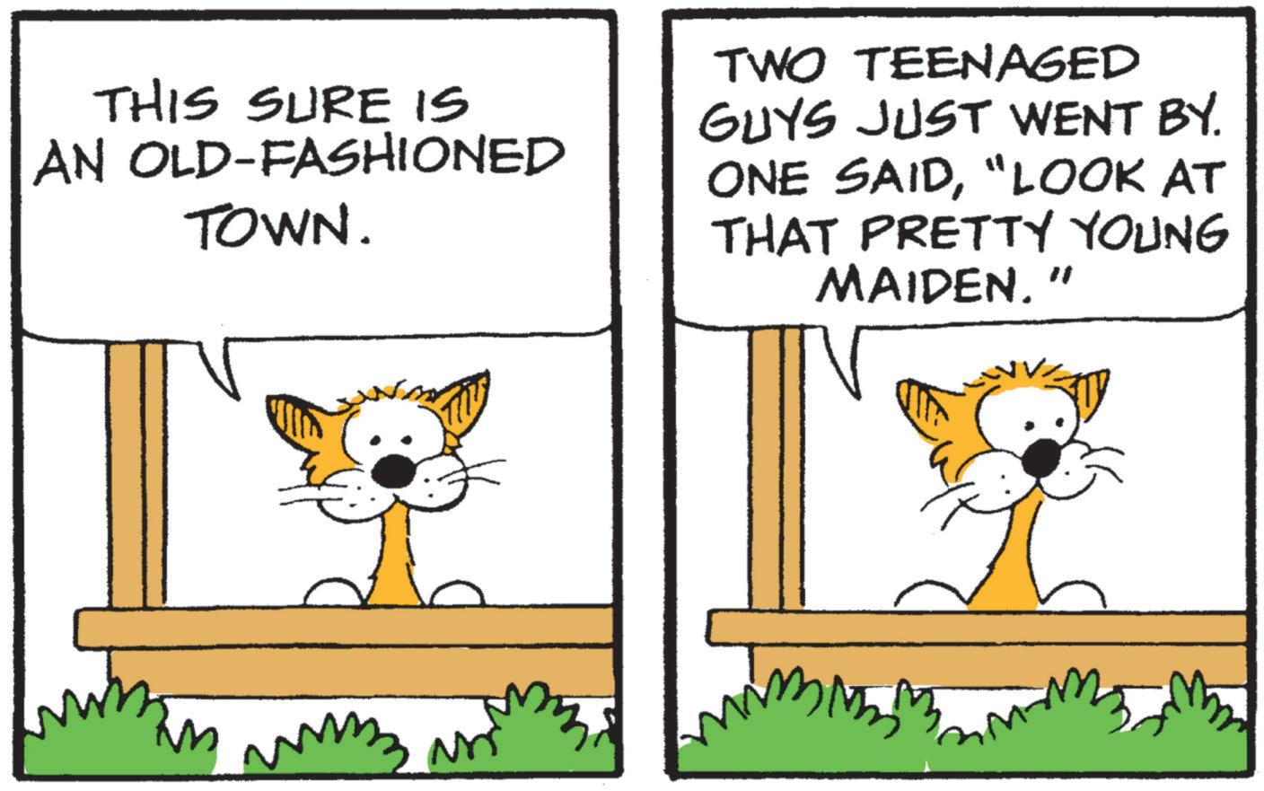 Font OCR: THIS SURE IS AN OLD-FASHIONED TOWN. TWO TEENAGED GUYS JUST WENT BY. ONE SAID"LOOK AT THAT PRETTY YOUNG MAIDEN. " THIS SURE IS AN OLD - FASHIONED TOWN . TWO TEENAGED GUYS JUST WENT BY . ONE SAID" LOOK AT THAT PRETTY YOUNG MAIDEN . "