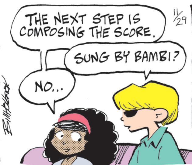 Product OCR: THE NEXT STEP IS COMPOSING THE SCORE. NO... 1/29 SUNG BY BAMBI? THE NEXT STEP IS COMPOSING THE SCORE . NO ... 1/29 SUNG BY BAMBI ?