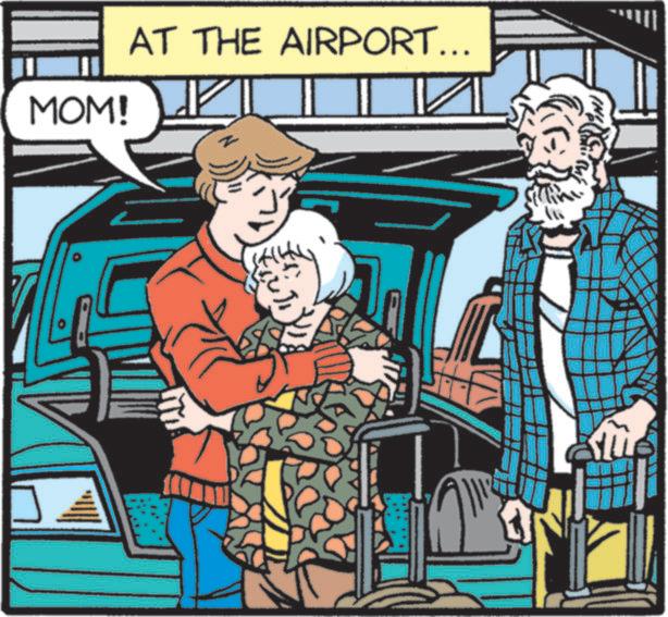 Fiction OCR: MOM! AT THE AIRPORT... ???? MOM ! AT THE AIRPORT ... ????