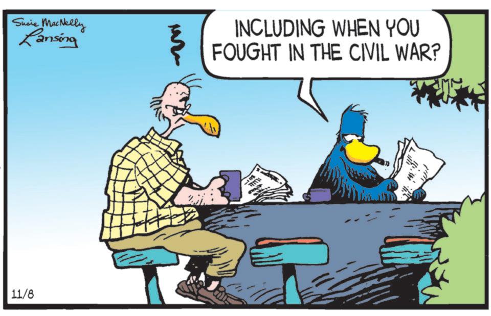 Conversation OCR: Susie MacNelly Ransing 11/8 ? INCLUDING WHEN YOU FOUGHT IN THE CIVIL WAR? Susie MacNelly Ransing 11/8 ? INCLUDING WHEN YOU FOUGHT IN THE CIVIL WAR ?