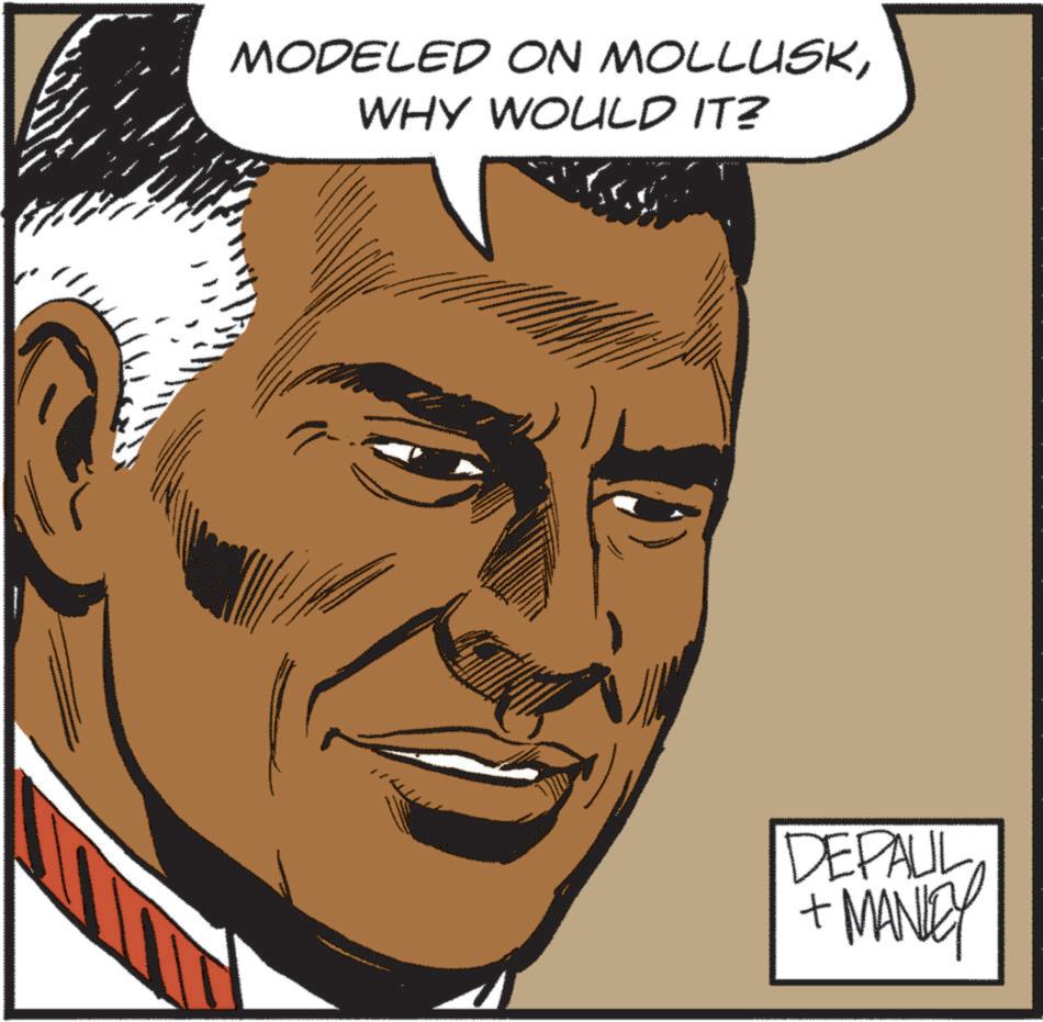 Font OCR: MODELED ON MOLLUSKWHY WOULD IT? 9210 DEPAUL + MANLEY MODELED ON MOLLUSKWHY WOULD IT ? 9210 DEPAUL + MANLEY
