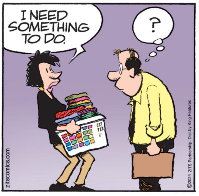 Art OCR: zitscomics.com TO DO. SOMETHING I NEED ©2024 ZITS Partnership. Dist. by King Features ? ?? zitscomics.com TO DO . SOMETHING I NEED © 2024 ZITS Partnership . Dist . by King Features ? ??