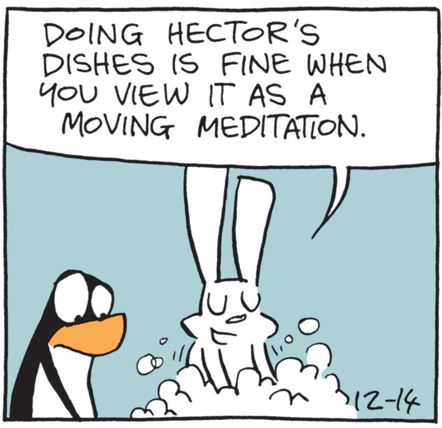 Gesture OCR: DOING HECTOR'S DISHES IS FINE WHEN YOU VIEW IT AS A MOVING MEDITATION. -12-14 DOING HECTOR'S DISHES IS FINE WHEN YOU VIEW IT AS A MOVING MEDITATION . -12-14