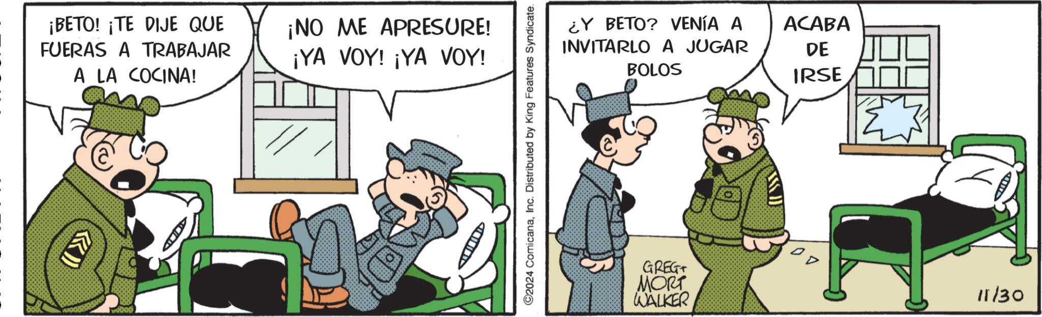 Beetle Bailey (Spanish) - 2024-12-21