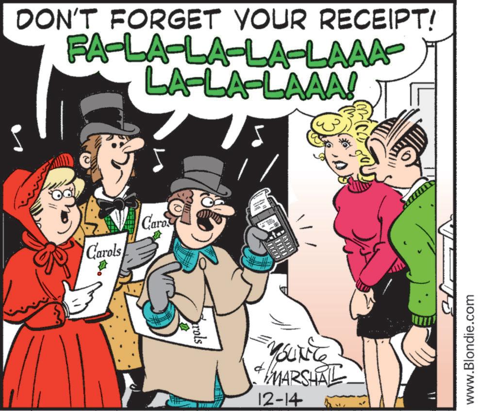 Event OCR: DON'T FORGET YOUR RECEIPT! FA-LA-LA-LA-LAAA- LA-LA-LAAA! 1 C Carols Caro Arols 21000 11110 00000 YOUNG MARSHAL 12-14 www.Blondie.com DON'T FORGET YOUR RECEIPT ! FA - LA - LA - LA - LAAA- LA - LA - LAAA ! 1 C Carols Caro Arols 21000 11110 00000 YOUNG MARSHAL 12-14 www.Blondie.com