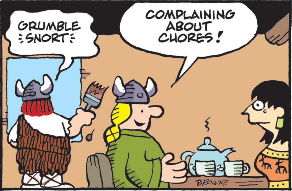 Graphics OCR: GRUMBLE :SNORT: COMPLAINING ABOUT CHORES! BROWNE GRUMBLE : SNORT : COMPLAINING ABOUT CHORES ! BROWNE