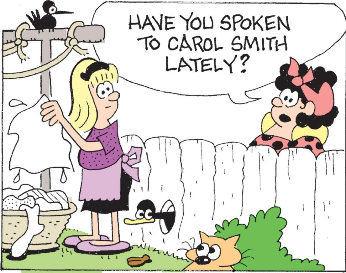 Illustration OCR: HAVE YOU SPOKEN TO CAROL SMITH LATELY? CC 1 HAVE YOU SPOKEN TO CAROL SMITH LATELY ? CC 1