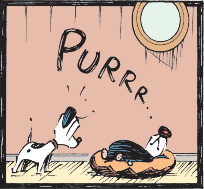 Dalmatian dog OCR: PURRR PURRR