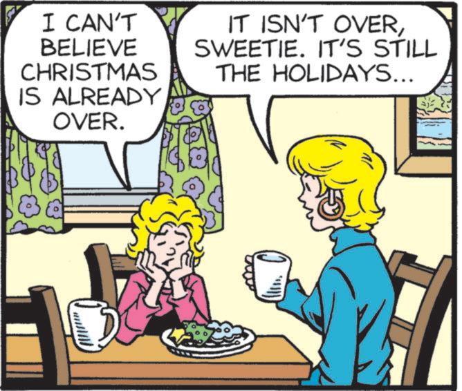 Pleased OCR: I CAN'T BELIEVE CHRISTMAS IS ALREADY OVER. IT ISN'T OVERSWEETIE. IT'S STILL THE HOLIDAYS... I CAN'T BELIEVE CHRISTMAS IS ALREADY OVER . IT ISN'T OVERSWEETIE . IT'S STILL THE HOLIDAYS ...