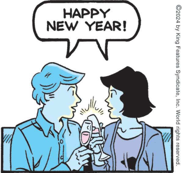Animation OCR: HAPPY NEW YEAR! ???? ©2024 by King Features SyndicateInc. World rights reserved. HAPPY NEW YEAR ! ???? © 2024 by King Features SyndicateInc. World rights reserved .