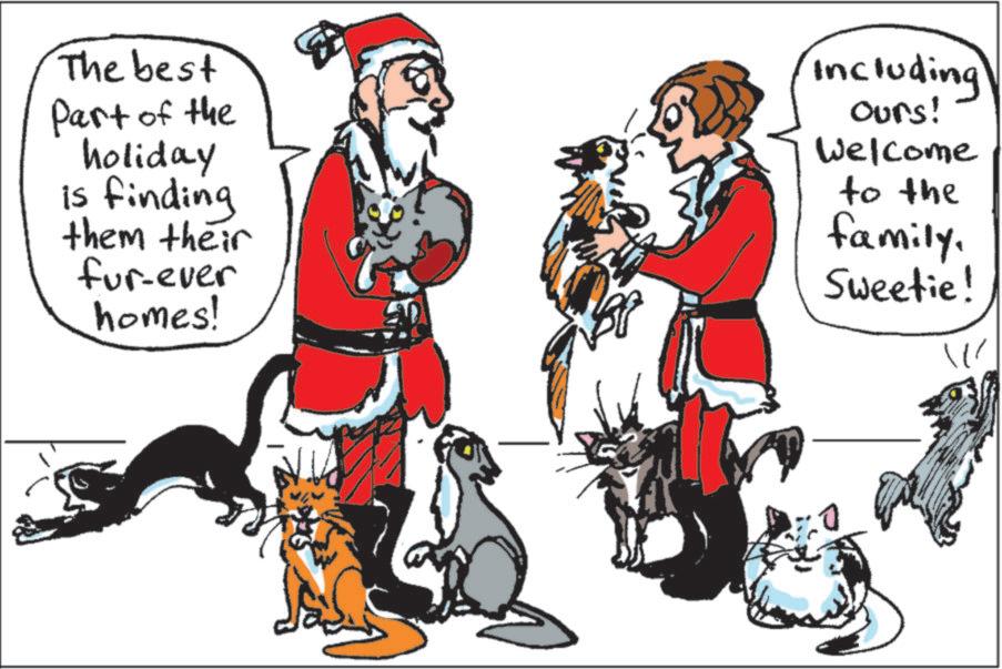 Christmas Day OCR: The best Part of the holiday is finding them their fur-ever homes! Including Ours! Welcome to the family. Sweetie! " The best Part of the holiday is finding them their fur - ever homes ! Including Ours ! Welcome to the family . Sweetie ! "