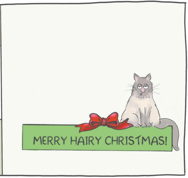 Holiday OCR: MERRY HAIRY CHRISTMAS! MERRY HAIRY CHRISTMAS !