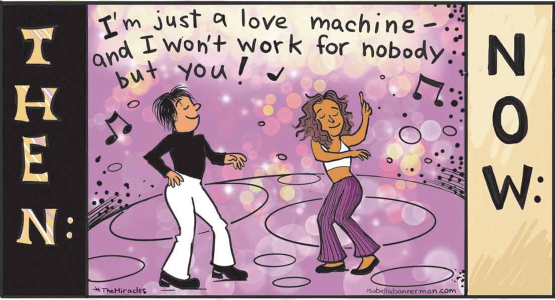 Photo caption OCR: I'm just a love and I won't work for nobody: but you! nobody. N THEN N: The Miracles 0 W: isabellabannerman.com I'm just a love and I won't work for nobody : but you ! nobody . N THEN N : The Miracles 0 W : isabellabannerman.com