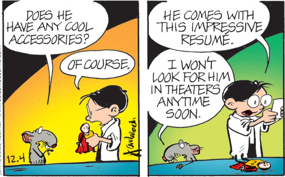 Line OCR: 12.4 DOES HE HAVE ANY COOL ACCESSORIES? OF COURSE. HE COMES WITH THIS IMPRESSIVE RESUMÉ. I WON'T LOOK FOR HIM IN THEATERS ANYTIME SOON. Hambrock 12.4 DOES HE HAVE ANY COOL ACCESSORIES ? OF COURSE . HE COMES WITH THIS IMPRESSIVE RESUMÉ . I WON'T LOOK FOR HIM IN THEATERS ANYTIME SOON . Hambrock
