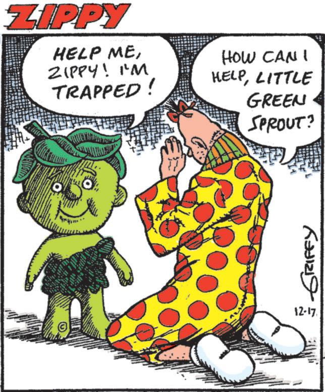 Pleased OCR: ZIPPY HELP MEZIPPY! I'M TRAPPED! HOW CAN I HELPLITTLE GREEN SPROUT? -> www now 6331219 www 12-17 ZIPPY HELP MEZIPPY ! I'M TRAPPED ! HOW CAN I HELPLITTLE GREEN SPROUT ? - > www now 6331219 www 12-17