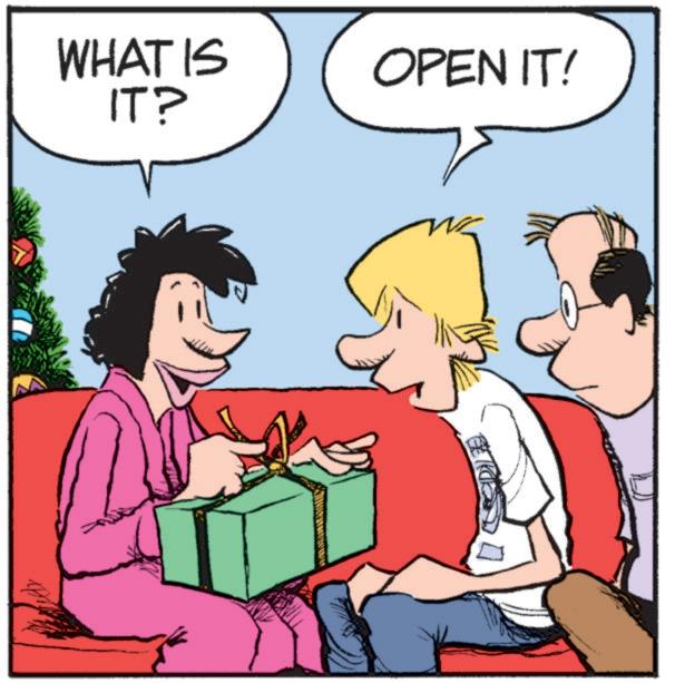 Animated cartoon OCR: WHAT IS OPEN IT! IT? WHAT IS OPEN IT ! IT ?