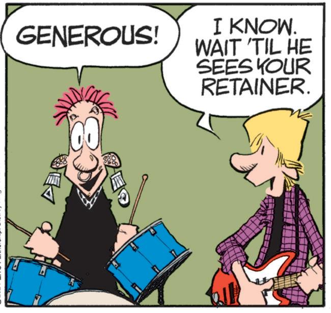 Animated cartoon OCR: GENEROUS! I KNOW. WAIT 'TIL HE SEES YOUR RETAINER. of JOB GENEROUS ! I KNOW . WAIT ' TIL HE SEES YOUR RETAINER . of JOB