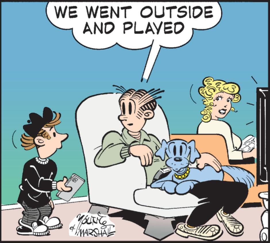 Comics OCR: WE WENT OUTSIDE AND PLAYED YOUNG & MARSHAL f WE WENT OUTSIDE AND PLAYED YOUNG & MARSHAL f