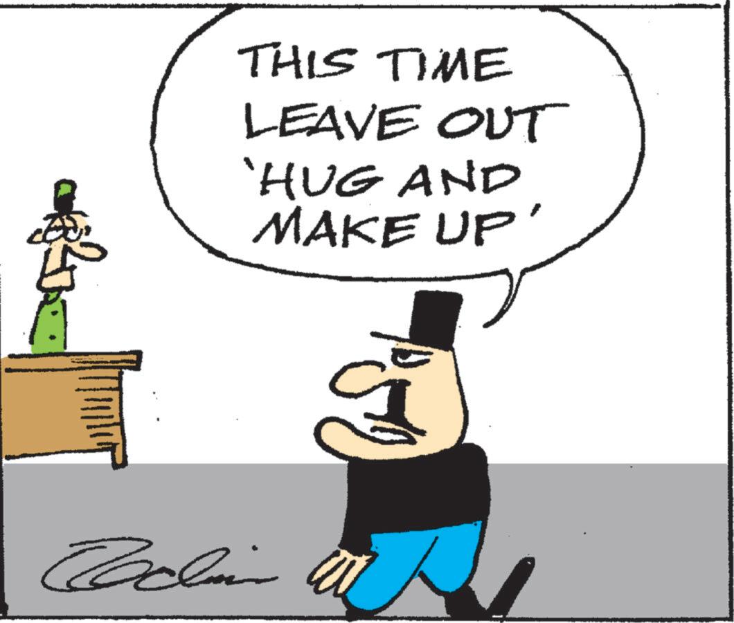 Animation OCR: THIS TIME LEAVE OUT 'HUG AND MAKE UP' THIS TIME LEAVE OUT ' HUG AND MAKE UP '
