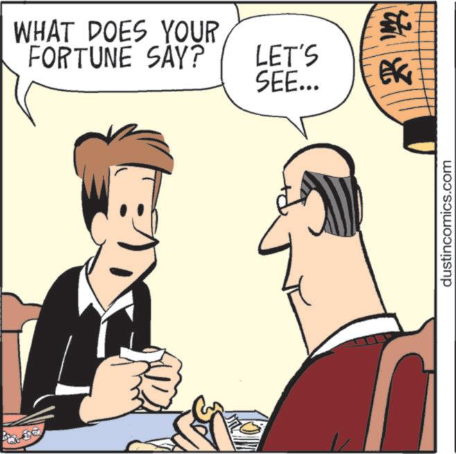 Debate OCR: WHAT DOES YOUR FORTUNE SAY? LET'S SEE... k dustincomics.com WHAT DOES YOUR FORTUNE SAY ? LET'S SEE ... k dustincomics.com