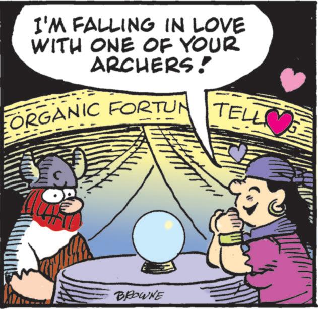 Pleased OCR: I'M FALLING IN LOVE WITH ONE OF YOUR ARCHERS! ORGANIC FORTUN TELL GE BROWNE I'M FALLING IN LOVE WITH ONE OF YOUR ARCHERS ! ORGANIC FORTUN TELL GE BROWNE