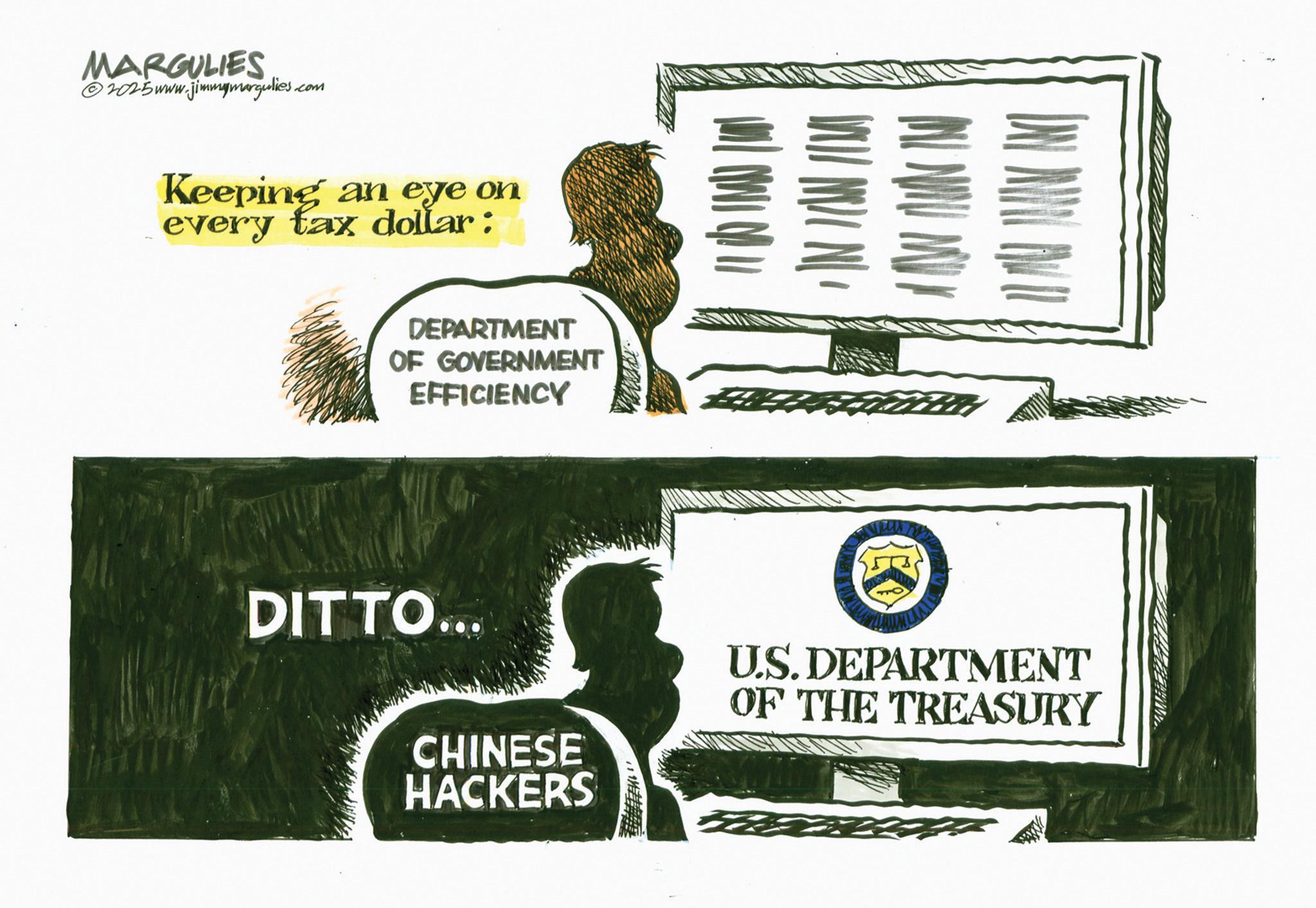 Office Equipment OCR: MARGULIES 2025www.jimmymargulies.com Keeping an eye on every fax dollar: DEPARTMENT OF GOVERNMENT EFFICIENCY DITTO... U.S. DEPARTMENT OF THE TREASURY CHINESE HACKERS MARGULIES 2025www.jimmymargulies.com Keeping an eye on every fax dollar : DEPARTMENT OF GOVERNMENT EFFICIENCY DITTO ... U.S. DEPARTMENT OF THE TREASURY CHINESE HACKERS